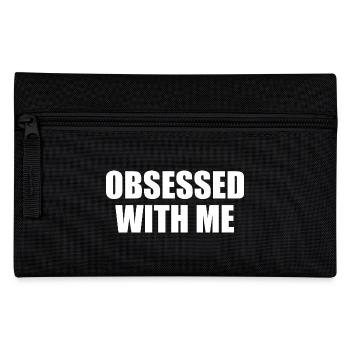 obsessed with me - Pencil Case - black - Front
