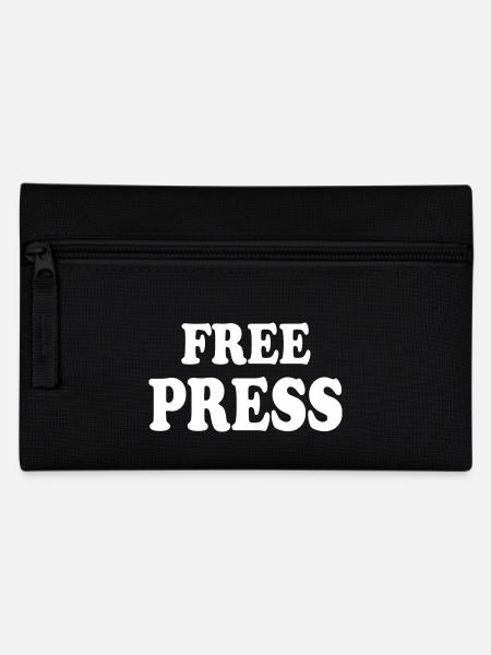 Free press - Federtasche - Schwarz