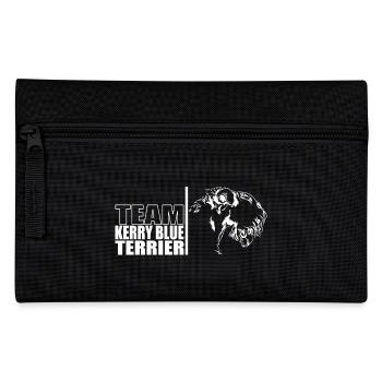 TEAM Kerry Blue Terrier Hunde Hund Wilsigns - Federtasche - Schwarz - Vorne