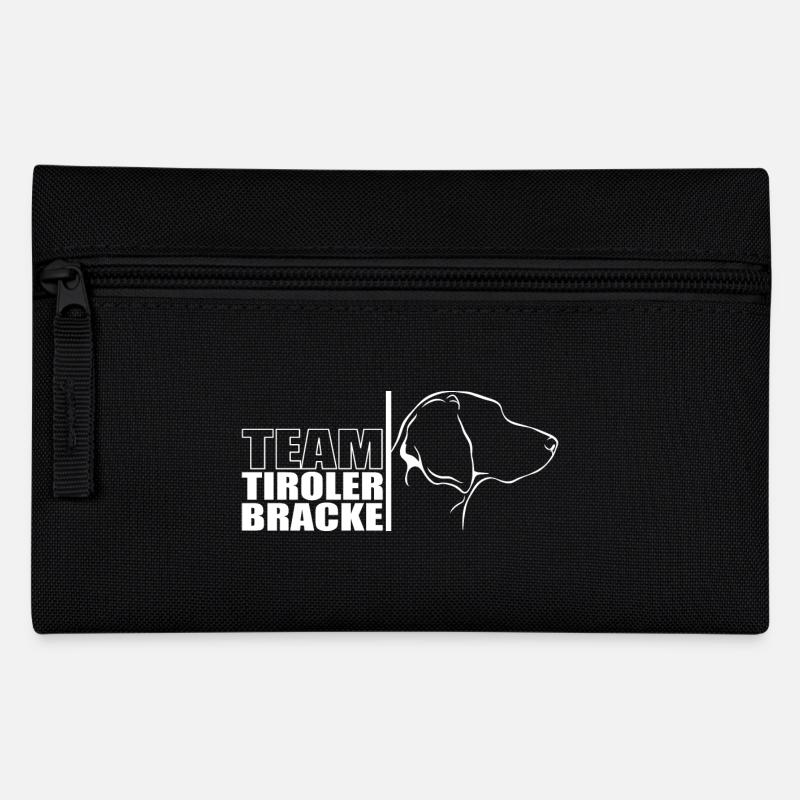 TEAM Tiroler Bracke Hunde Hund Wilsigns - Federtasche - Schwarz