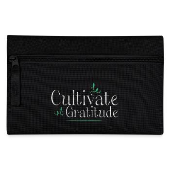 Cultivate Gratitude 3 - Federtasche - Schwarz - Vorne