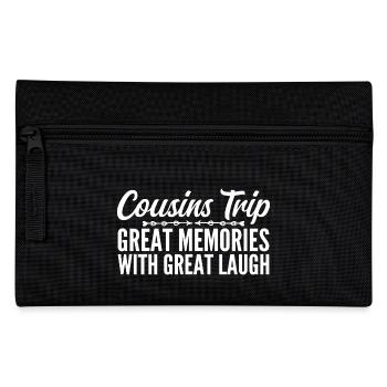 Cousin-Reise 2025 - Federtasche - Schwarz - Vorne