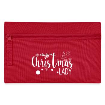 Noël fou Lady Weihnachten - Trousse - rouge - Devant