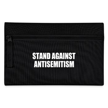 stand against antisemitism - Trousse - noir - Devant