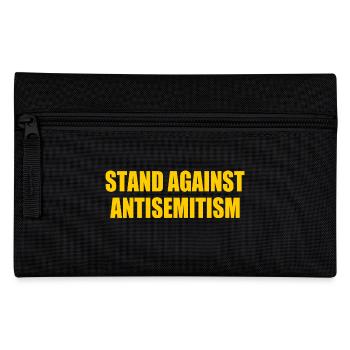stand against antisemitism - Trousse - noir - Devant