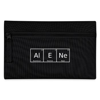 Alene Name First Name Chemistry Periodic Table Elements - Pencil Case - black - Front