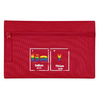 Tableau périodique - Trousse - rouge - Devant