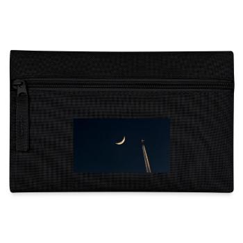 The Moon and the Plane - Pencil Case - black - Front