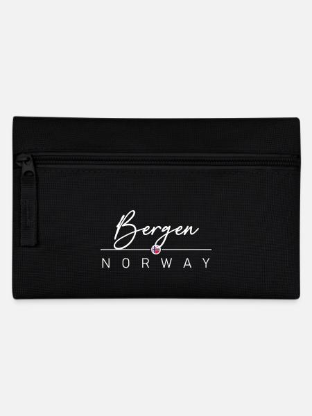 Norwegen - Bergen - Norge - Norway - Federtasche - Schwarz