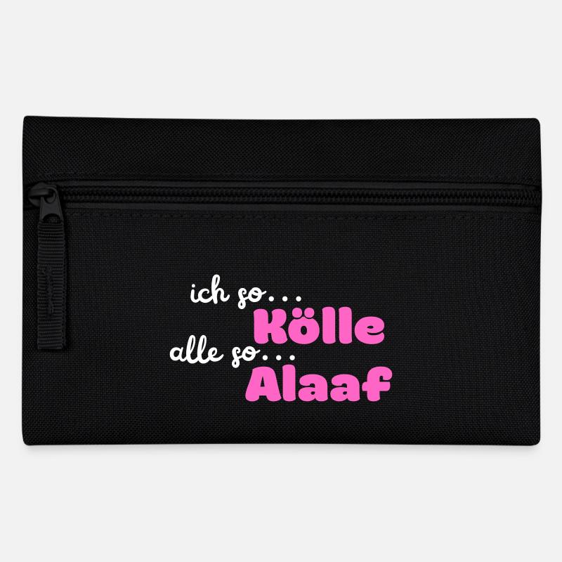 Kölle Alaaf II - Federtasche - Schwarz