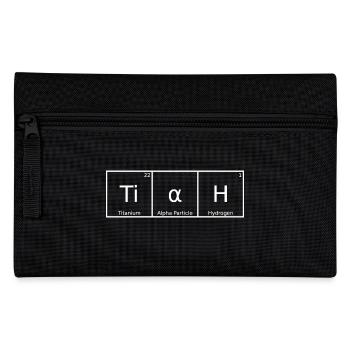 Tiah Name First Name Chemistry Periodic Table Elements - Pencil Case - black - Front