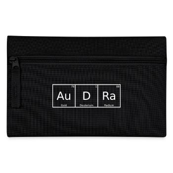 Audra Name First Name Chemistry Periodic Table Elements - Pencil Case - black - Front