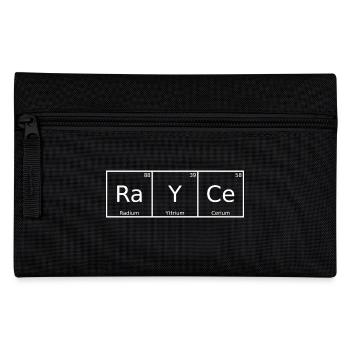 Rayce Name First Name Chemistry Periodic Table Elements - Pencil Case - black - Front