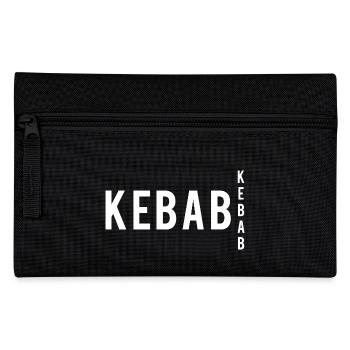 Kebab Fast Food Essen Geschenk Spruch Geschenkidee - Federtasche - Schwarz - Vorne