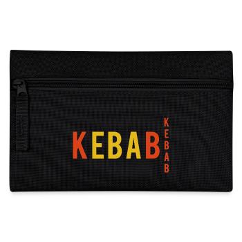 Burger Fast Food Essen Geschenk Spruch Lustiges - Federtasche - Schwarz - Vorne