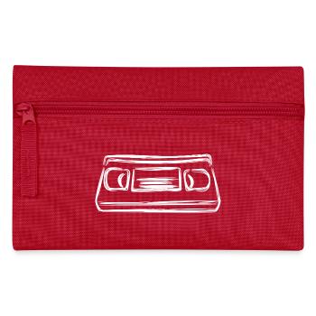 Cassette vidéo - Trousse - rouge - Devant
