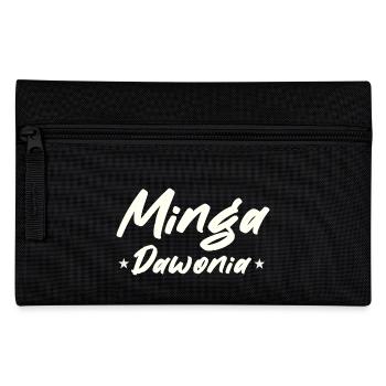 Minga Spruch wohne in münchen - Federtasche - Schwarz - Vorne