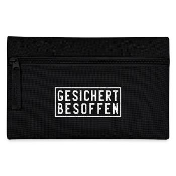 Gesichert Besoffen Vatertag Malle Style - Federtasche - Schwarz - Vorne