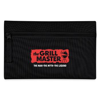 The Grillmaster BBQ Grilling Cult Saying - Pencil Case - black - Front
