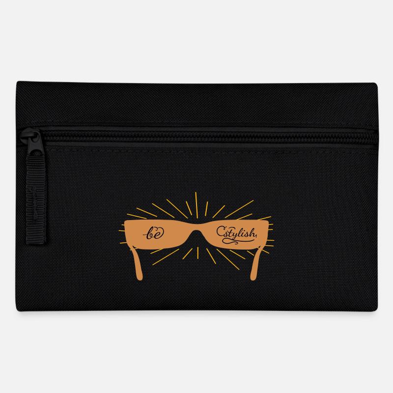 be stylish mit einer Sonnenbrille - Federtasche - Schwarz