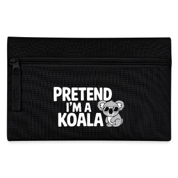Pretend I’m a Koala - Federtasche - Schwarz - Vorne