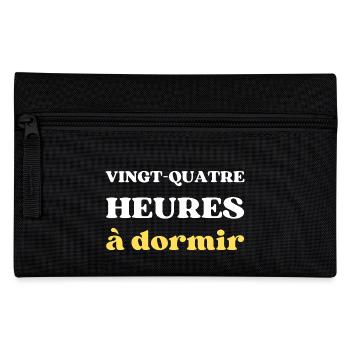 VINGT QUATRE HEURES à dormir - Trousse - noir - Devant