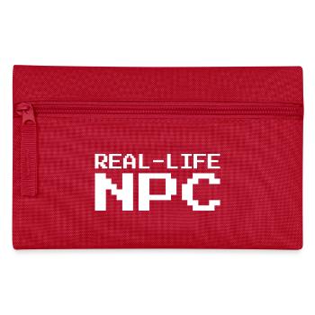 Real Life NPC Gaming - Federtasche - Rot - Vorne