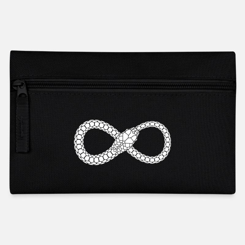 Boucle de serpent infinie - Trousse - noir