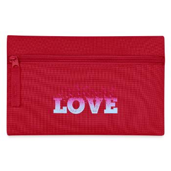 Liebe Love Herz Vögel Romantisch Ich Liebe Dich - Federtasche - Rot - Vorne