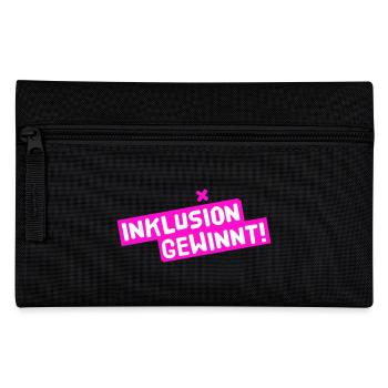Inclusion wins - Pencil Case - black - Front