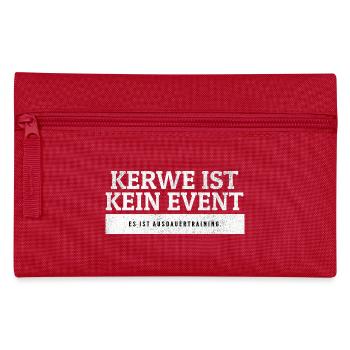 SARCASM - Kerwe is endurance training. - Pencil Case - red - Front
