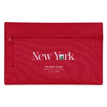 Skyline néon de Liberty Island - Trousse - rouge - Devant