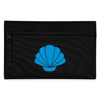 Muschel - Federtasche - Schwarz - Vorne