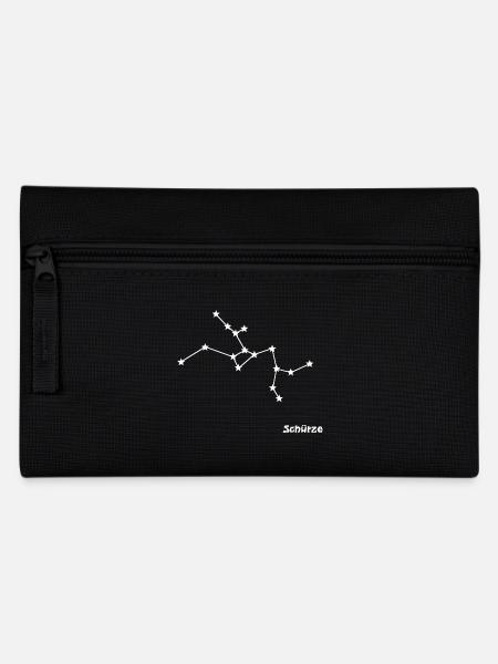 Sternzeichen Schütze - Federtasche - Schwarz