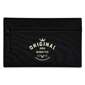 Original 100 Prozent Bergretter - RAHMENLOS creme - Federtasche - Schwarz - Vorne