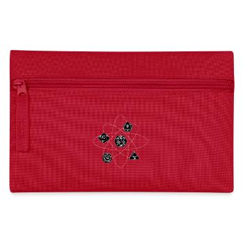 Atom dice - Pencil Case - red - Front