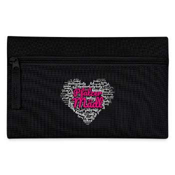 Herzl: Pfälzer Mädl - Federtasche - Schwarz - Vorne
