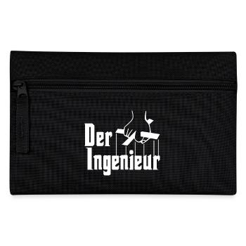 Der Ingenieur - Federtasche - Schwarz - Vorne