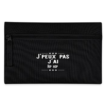 J'peux pas j'ai Hip hop cadeau noel - Trousse - noir - Devant
