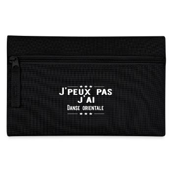 J'peux pas j'ai Danse orientale cadeau noel - Trousse - noir - Devant