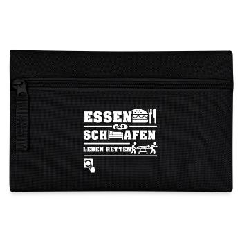 Rettungsdienst Shirt-Jeden Tag - Federtasche - Schwarz - Vorne
