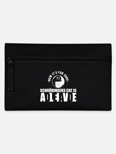 Schrodingers Cat Dead Alive Nerd Gift - Pencil Case - black