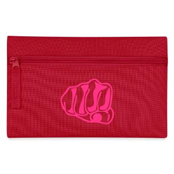 poing serre clenched fist close2 - Trousse - rouge - Devant