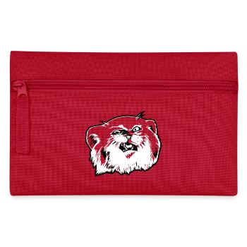 Pallaskatze Manul Gesicht - Federtasche - Rot - Vorne