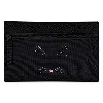Katze - Federtasche - Schwarz - Vorne