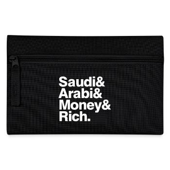 Saudi Arabi Money Rich - Federtasche - Schwarz - Vorne