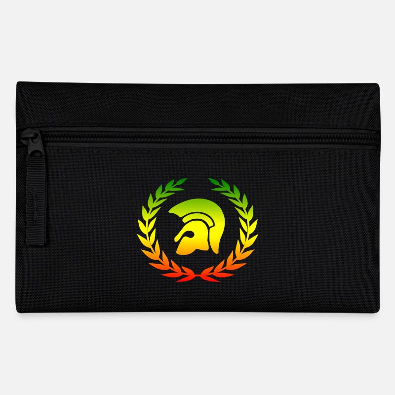 Trojan Reggae Lorbeer - Federtasche - Schwarz