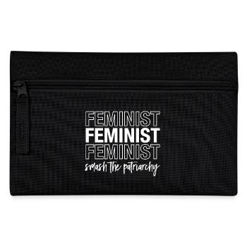 Feminist - Smash The Patriarchy - Federtasche - Schwarz - Vorne