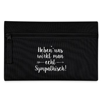 Echt sympathisch neben - Federtasche - Schwarz - Vorne