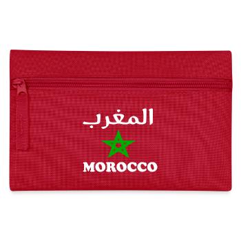 Marokko - Federtasche - Rot - Vorne